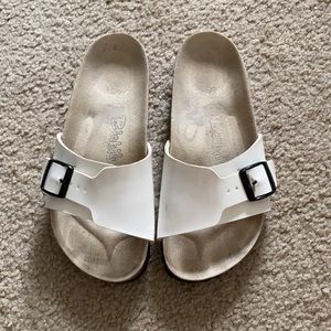 Birkenstock Birkis White Catalina Sandals